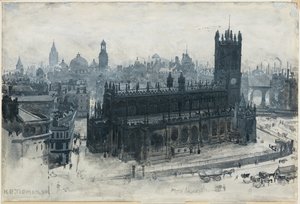 Manchester fra Grammer School av Henry Edward Tidmarsh