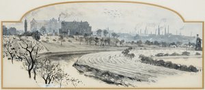 Peel Park og Pendleton fra Crescent av Henry Edward Tidmarsh