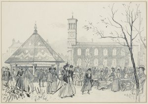 Lørdag ettermiddag i Ardwick Green av Henry Edward Tidmarsh