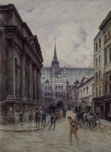 St. Lawrence Jewry og Guildhall av Henry Edward Tidmarsh