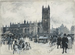 Katedralen fra Hunt's Bank av Henry Edward Tidmarsh