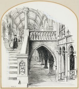 Den store trappen, rådhuset av Henry Edward Tidmarsh