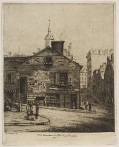 Old Houses in the Five Points, 1870 fra Scenes of Old New York, 1871.