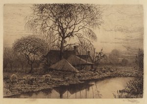 Uten tittel (Farmhouse, Long Island) av Henry Farrer