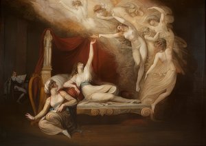 Visjonen til Katarina av Aragon. 1781 av Johann Heinrich Füssli