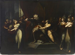 Lear Banishing Cordelia, ca. 1784-90 av Johann Heinrich Füssli