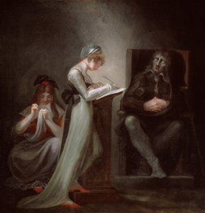 Milton dikterer til sin datter av Johann Heinrich Füssli