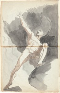 Satan som trosser himmelens krefter av Johann Heinrich Füssli