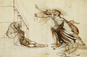 Massakren på de uskyldige, av Johann Heinrich Füssli