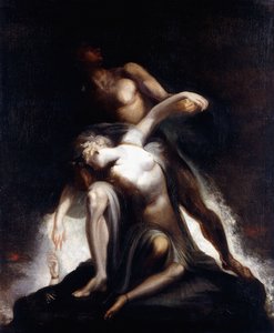 Synet om syndfloden, av Johann Heinrich Füssli