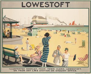 Plakatreklame Lowestoft av Henry George Gawthorn