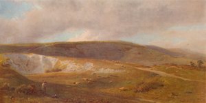 A Chalk Pit on the Downs, nær Eastbourne, 1871, 1935