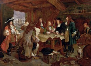 A Council of War - William, Prince of Orange og hans medhjelpere etter landing i Torbay, 5. november, 1688