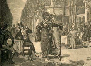 Beaus and Belles of the Regency-perioden, tidlig på 1800-tallet c1890.