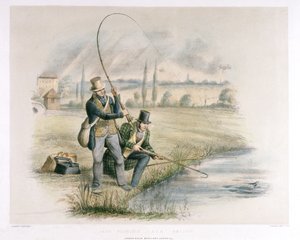 Jack Fishing, Lea Bridge, fra et sett med seks bilder av 