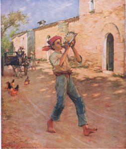 Gråtende fisk i Spania, illustrasjon fra My Magazine, 1925