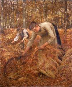 Samler Bracken, ca. 1899 av Henry Herbert La Thangue