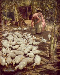 Den lille bedriften, 1896 av Henry Herbert La Thangue