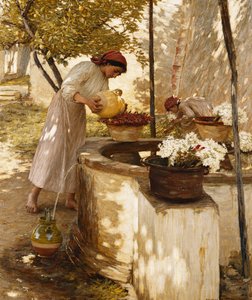 Vinter i Liguria, 1906