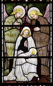 Angels Adoring Mary & The Baby Jesus, ca. 1872