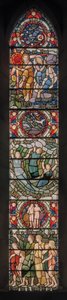 Benedicite-vindu, ca. 1895 (farget glass) av Henry Holiday