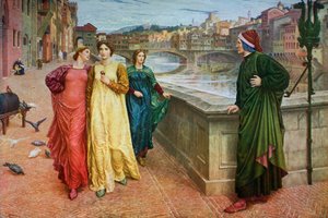 Dante og Beatrice, 1883, 1912.