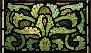 Foliage Pattern, Angels Of Judgment Window, 1887 av Henry Holiday