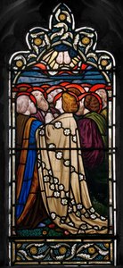 The Ascension, 1866 (farget glass) av Henry Holiday