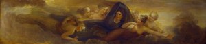 Natt, med Pleiadene, 1834 (olje på mahognipanel)