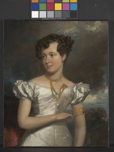 Portrett av Clara Fisher (olje på lerret)