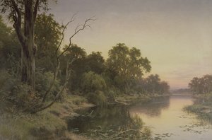 En bakevje av elven Murray