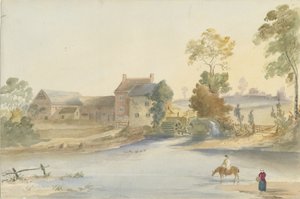 Seisdon Mill: vannfargemaleri, nd [1844]