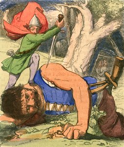 Jack dreper en kjempe med skarphetssverdet sitt
