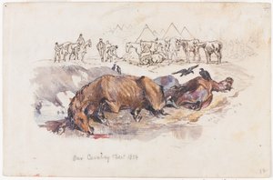 Vårt kavaleri, døde hester av Henry John Wilkinson