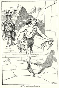 En peruansk postmann (lito) av Henry Justice Ford