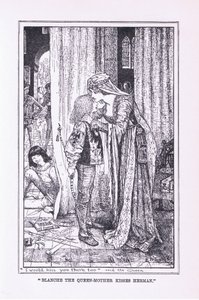 Blanche, dronningemoren kysser Herman, 1912 av Henry Justice Ford