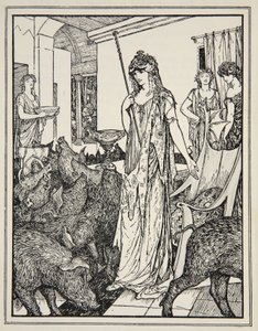 Circe sender Swine (The Companions of Ulysses) til Styes, frontispice fra 