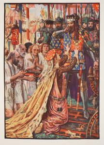 Edward III i Calais, illustrasjon fra 