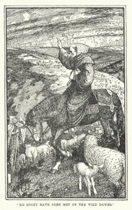 "Han kan ha blitt møtt på de ville nedturene" (litho) av Henry Justice Ford