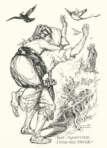 Hvordan Mohammed finner onkelen sin (gravering) av Henry Justice Ford