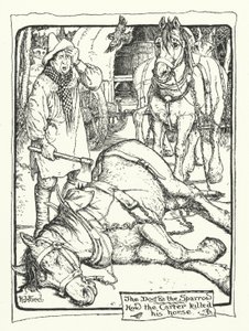 Hvordan Carter drepte hesten sin (gravering) av Henry Justice Ford
