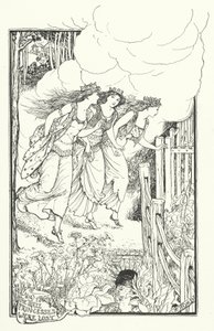 Hvordan de tre prinsessene gikk tapt (gravering) av Henry Justice Ford
