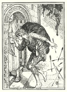 Illustrasjon til Pilegrimsreisen av John Bunyan (lito)
