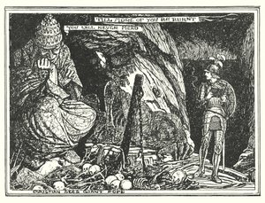 Illustrasjon til Pilegrimsreisen av John Bunyan (lito) av Henry Justice Ford