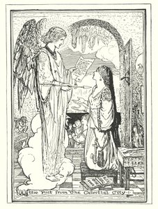 Illustrasjon til Pilegrimsreisen av John Bunyan (lito) av Henry Justice Ford