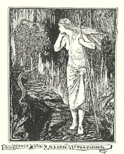 Illustrasjon til Pilegrimsreisen av John Bunyan (lito)