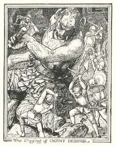Illustrasjon til Pilegrimsreisen av John Bunyan (lito) av Henry Justice Ford