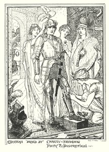 Illustrasjon til Pilegrimsreisen av John Bunyan (lito) av Henry Justice Ford