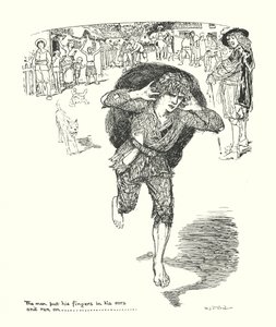 Illustrasjon til Pilegrimsreisen av John Bunyan (lito) av Henry Justice Ford