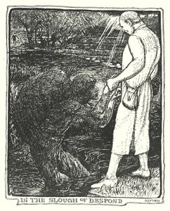 Illustrasjon til Pilegrimsreisen av John Bunyan (lito) av Henry Justice Ford